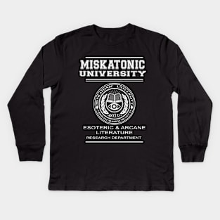 Miskatonic university - HP Lovecraft Kids Long Sleeve T-Shirt